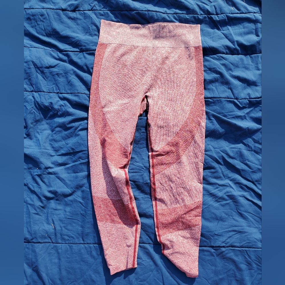 Victoria Secret Pink. Burgundy Leggings